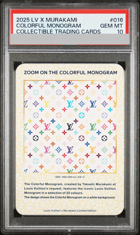 ZOOM ON THE COLORFUL MONOGRAM #016