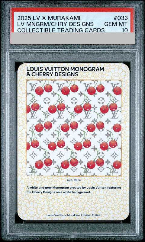 LOUIS VUITTON MONOGRAM
 &amp; CHERRY DESIGNS #033