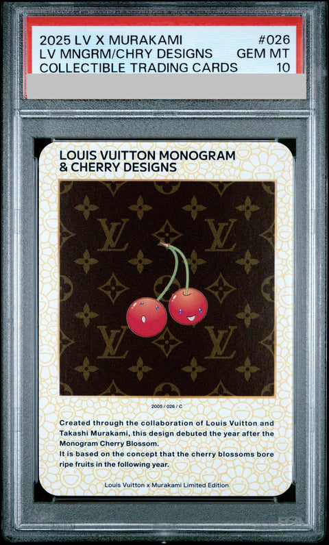 LOUIS VUITTON MONOGRAM
 &amp; CHERRY DESIGNS #027