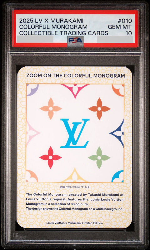ZOOM ON THE COLORFUL MONOGRAM #010