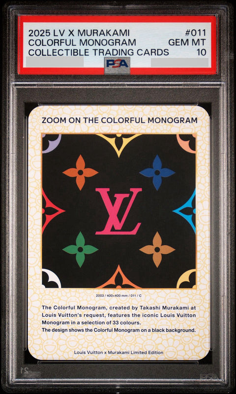 ZOOM ON THE COLORFUL MONOGRAM #011