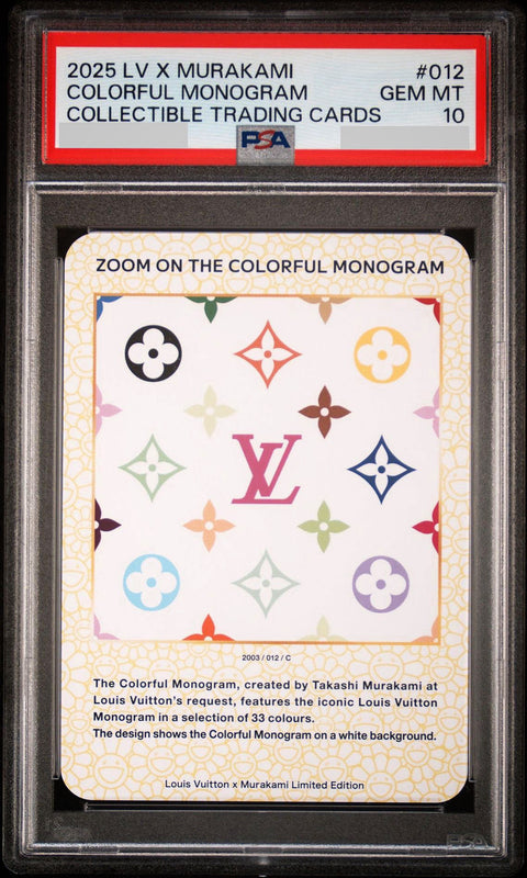ZOOM ON THE COLORFUL MONOGRAM #012