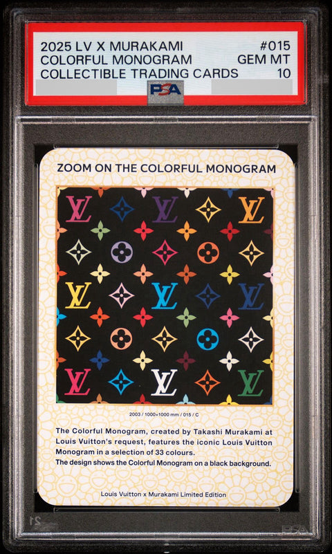 ZOOM ON THE COLORFUL MONOGRAM #015
