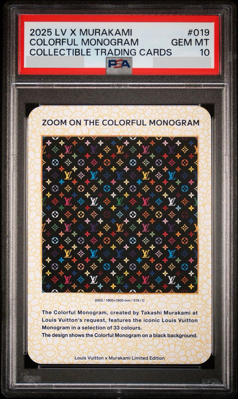 ZOOM ON THE COLORFUL MONOGRAM #019