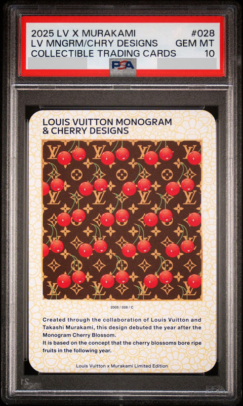 LOUIS VUITTON MONOGRAM &amp; CHERRY DESIGNS #028