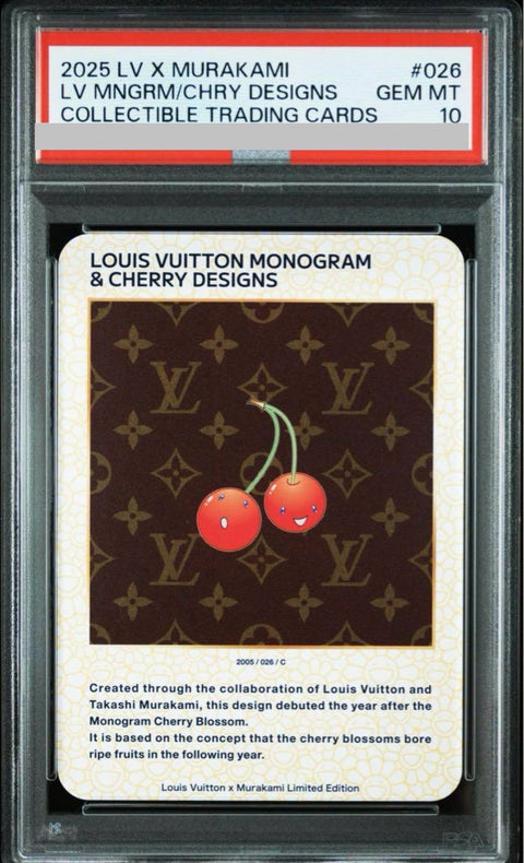 LOUIS VUITTON MONOGRAM
& CHERRY DESIGNS #026